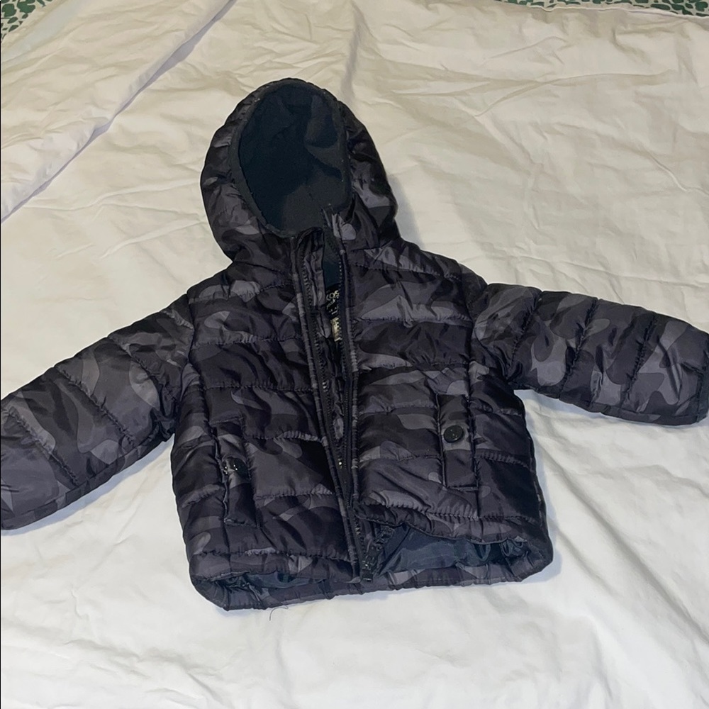 Kids Camouflage Hooded Jacket